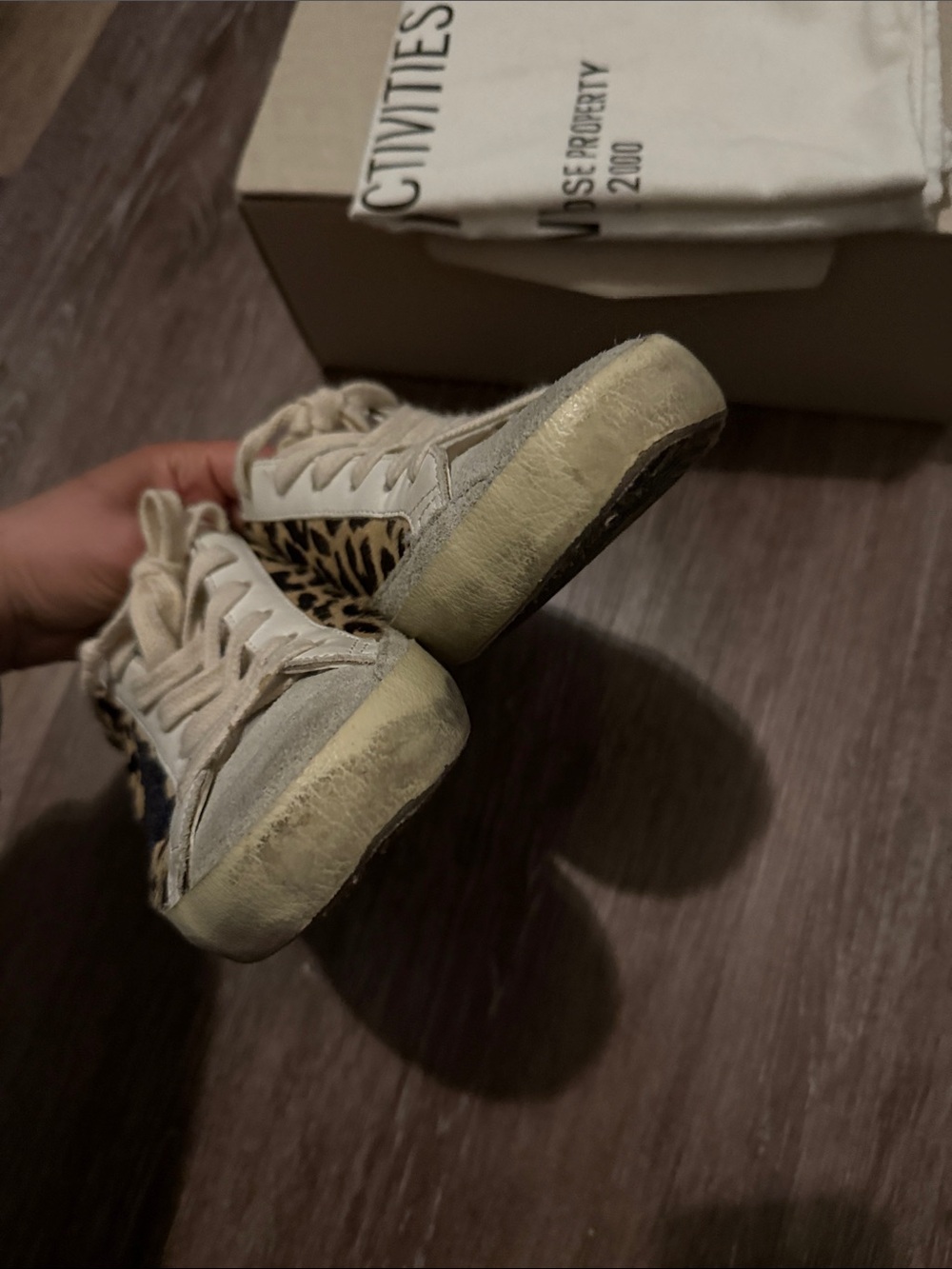 Golden Goose Super-Star Private Edition Genuine Calf Hair Sneaker 37 - Picture 4 of 9